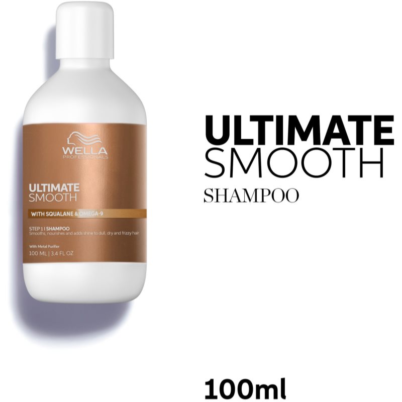 Wella Professionals Ultimate Smooth Shampoo šampon za intenzivno jačanje kose za sjajnu i mekanu kosu 100 ml