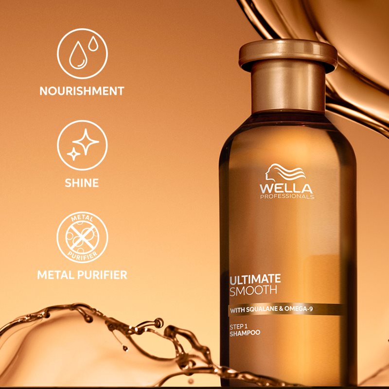 Wella Professionals Ultimate Smooth Shampoo šampon za intenzivno jačanje kose za sjajnu i mekanu kosu 100 ml