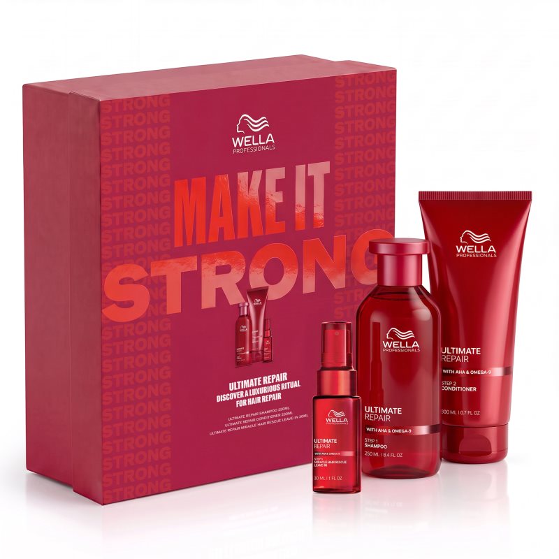 Wella Professionals Make It Strong Ultimate Repair Set gift set for damaged hair 1 pc