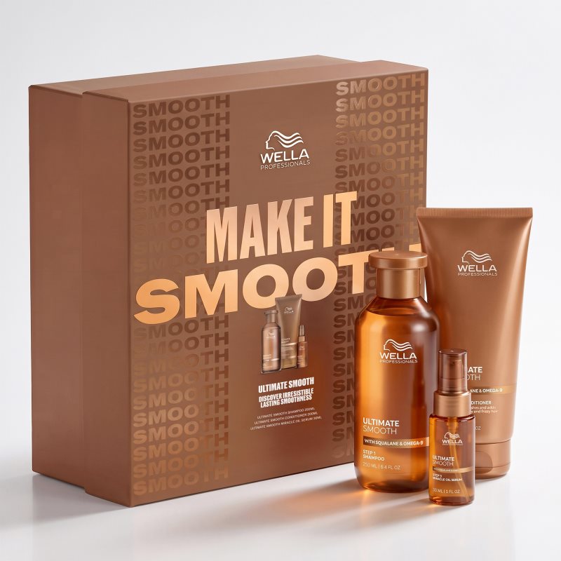 Wella Professionals Make It Smooth Ultimate Smooth Set gift set for shiny and soft hair