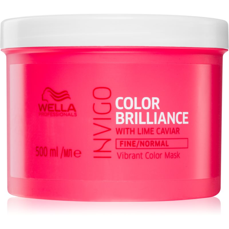 Wella Professionals Invigo Color Brilliance зволожуюча маска для тонкого і нормального волосся 500 мл