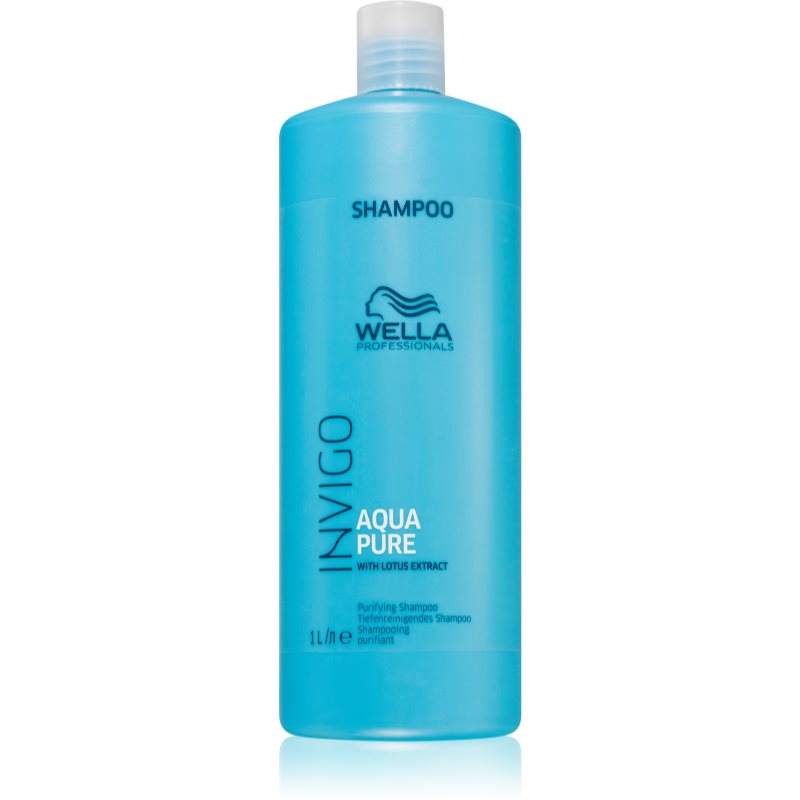 Wella Professionals Invigo Aqua Pure Deep Cleanse Clarifying Shampoo 1000 Ml