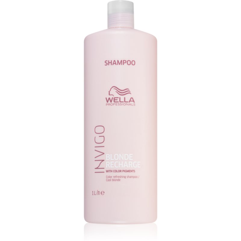 E-shop Wella Professionals Invigo Blonde Recharge šampon pro ochranu barvy blond vlasů Cool Blond 1000 ml