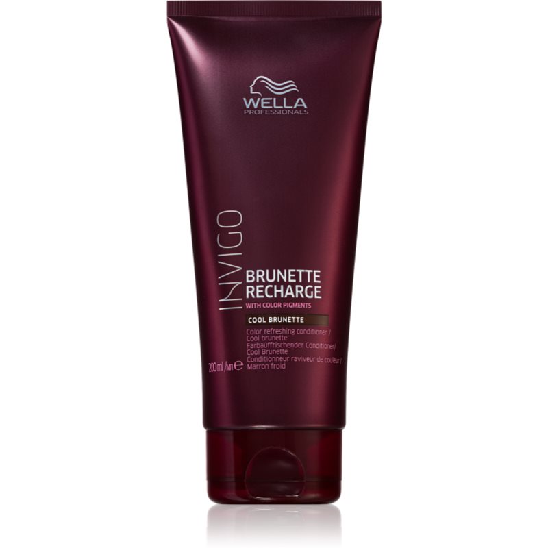 Wella Professionals Invigo Brunette Recharge brown hair colour recovery conditioner shade Cool Brune