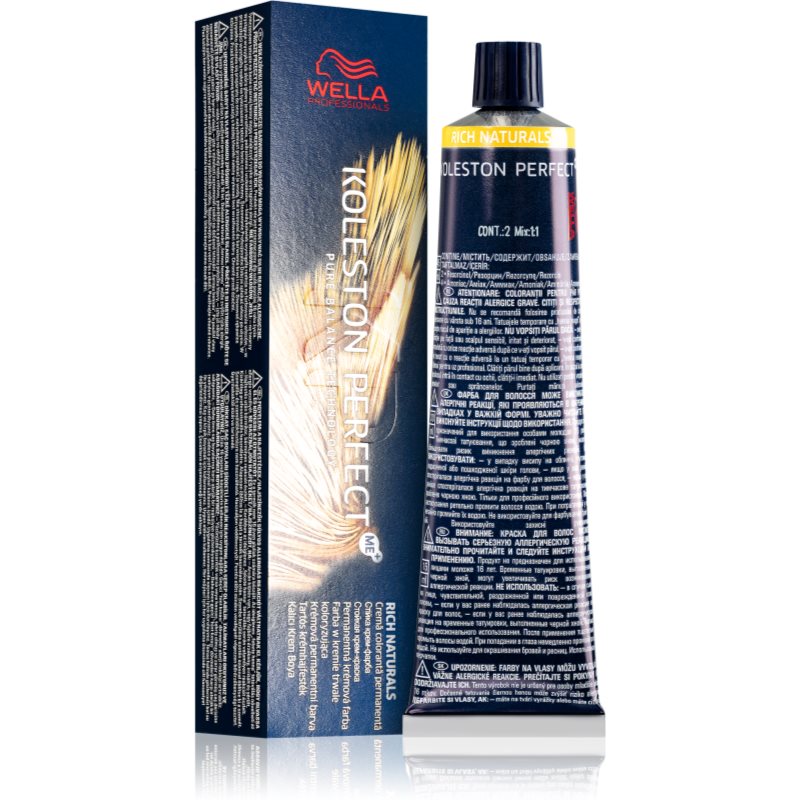 Wella Professionals Koleston Perfect ME+ Rich Naturals ilgalaikiai plaukų dažai atspalvis 8/2 60 ml