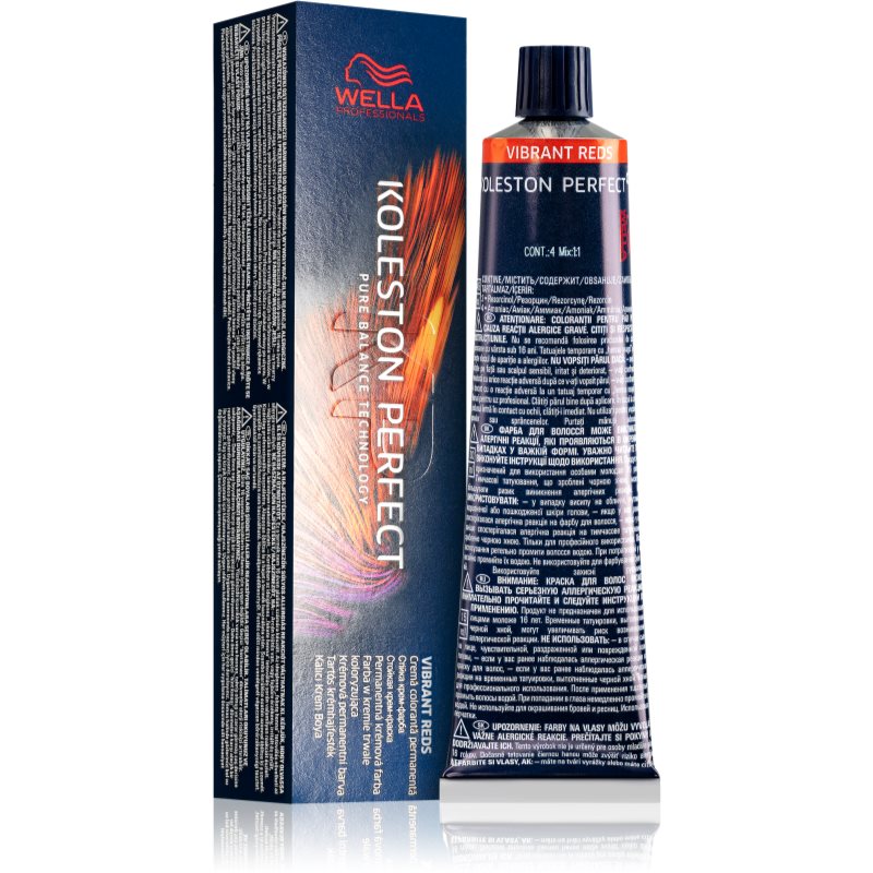 Wella Professionals Koleston Perfect ME+ Vibrant Reds permanent hair dye shade 6/34 60 ml