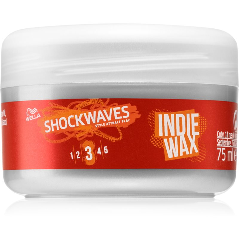 Wella Shockwaves Indie Wax plaukų formavimo vaškas 75 ml