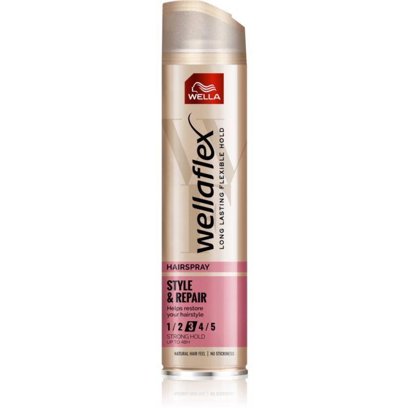

Wella Wellaflex Style & Repair лак для волосся середньої фіксації для природнього вигляду