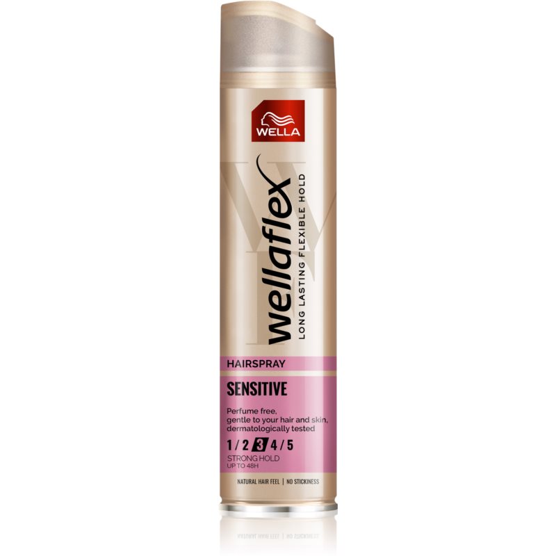 Wella Wellaflex Sensitive vidutinės fiksacijos plaukų lakas be kvapiųjų medžiagų 250 ml