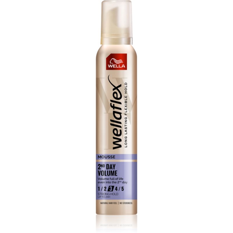 Wella Wellaflex 2nd Day Volume styling mousse for volume Vol 3 200 ml
