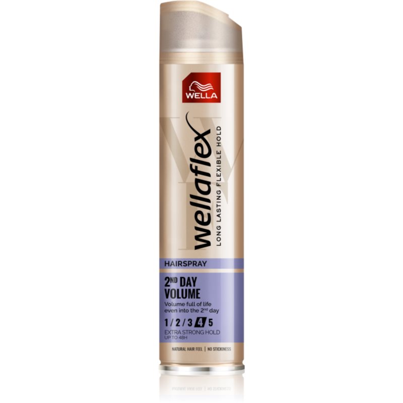 Wella Wellaflex 2nd Day Volume Haarlack mit starker Fixierung für mehr Volumen 250 ml