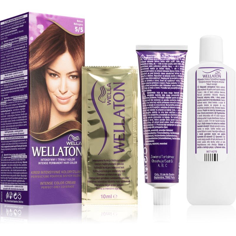 

Wella Wellaton Permanent Colour Crème фарба для волосся відтінок 5/5 Mahogany