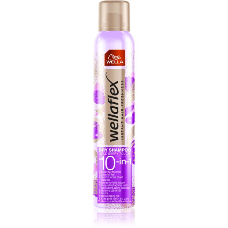 Wella Wellaflex Wild Berry Touch Dry Shampoo With A Light Floral Aroma 180 Ml