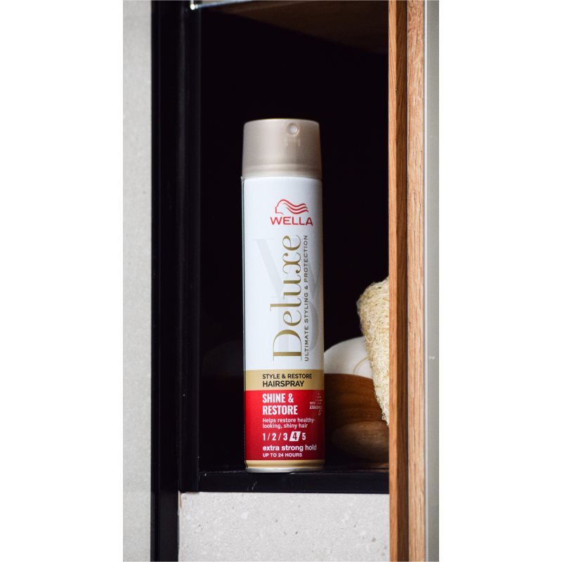 Wella Deluxe Shine & Restore Strong Hold Hairspray 250 Ml