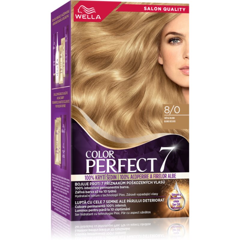 Wella Color Perfect Haarfarbe Farbton 8/0 Light Blonde 1 St.