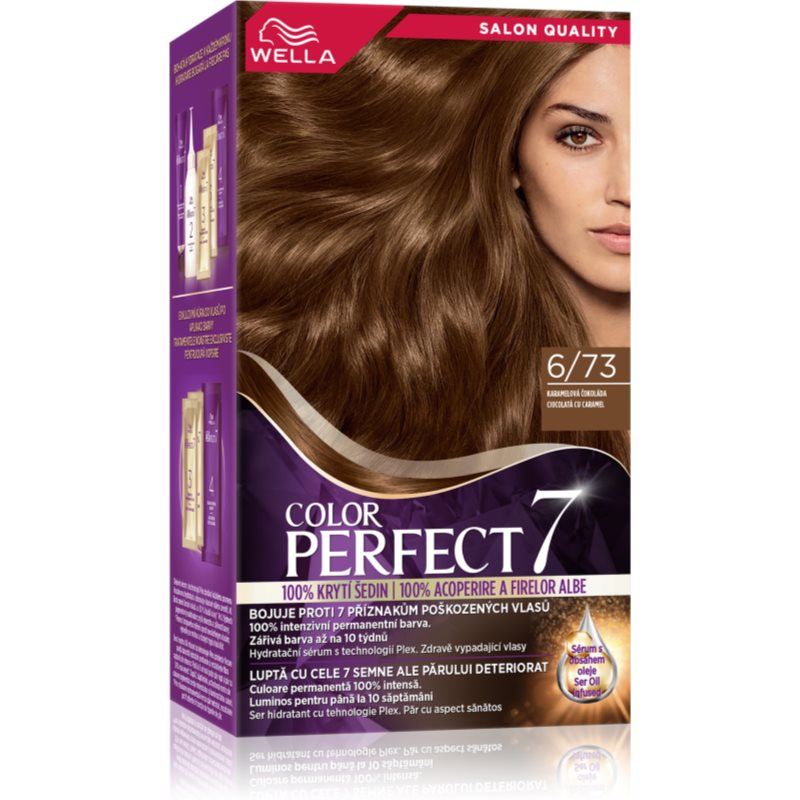 Wella Color Perfect hajfesték árnyalat 6/73 Toffee Chocolate 1 db