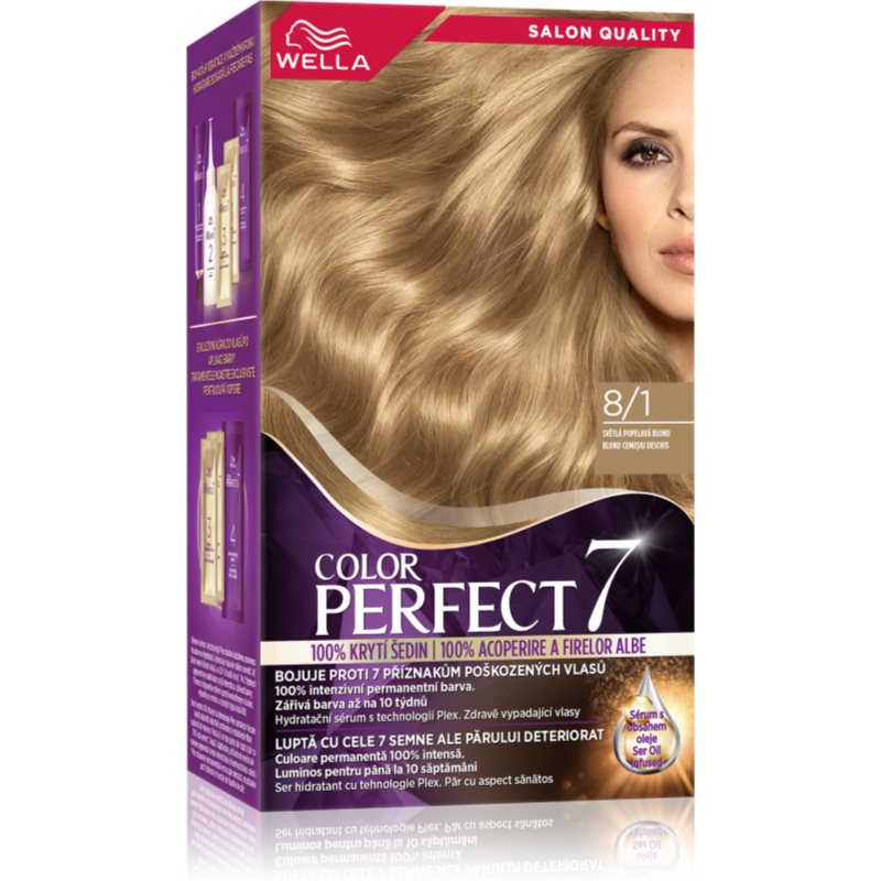 Wella Color Perfect Intense фарба для волосся відтінок 8/1 Light Ash Blonde 1 кс