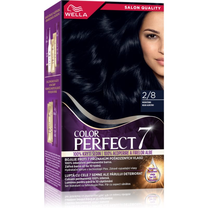 Wella Color Perfect Haarfarbe Farbton 2/8 Blue Black 1 St.