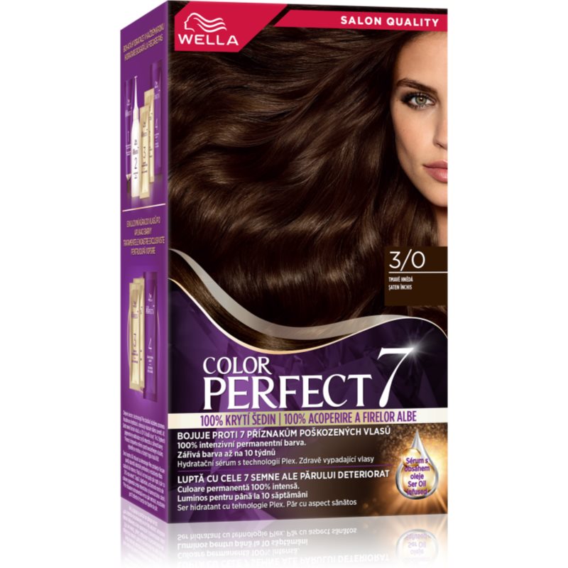 Wella Color Perfect Haarfarbe Farbton 3/0 Dark Brown 1 St.