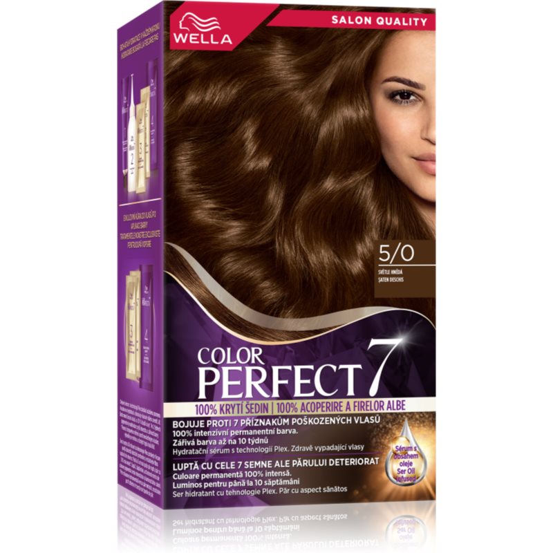 Wella Color Perfect фарба для волосся відтінок 5/0 Light Brown 1 кс