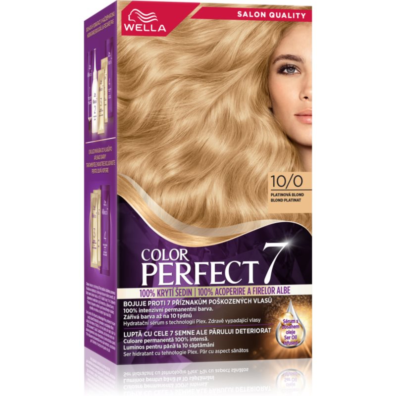 Wella Color Perfect Intense hajfesték árnyalat 10/0 Platinium Blonde 1 db