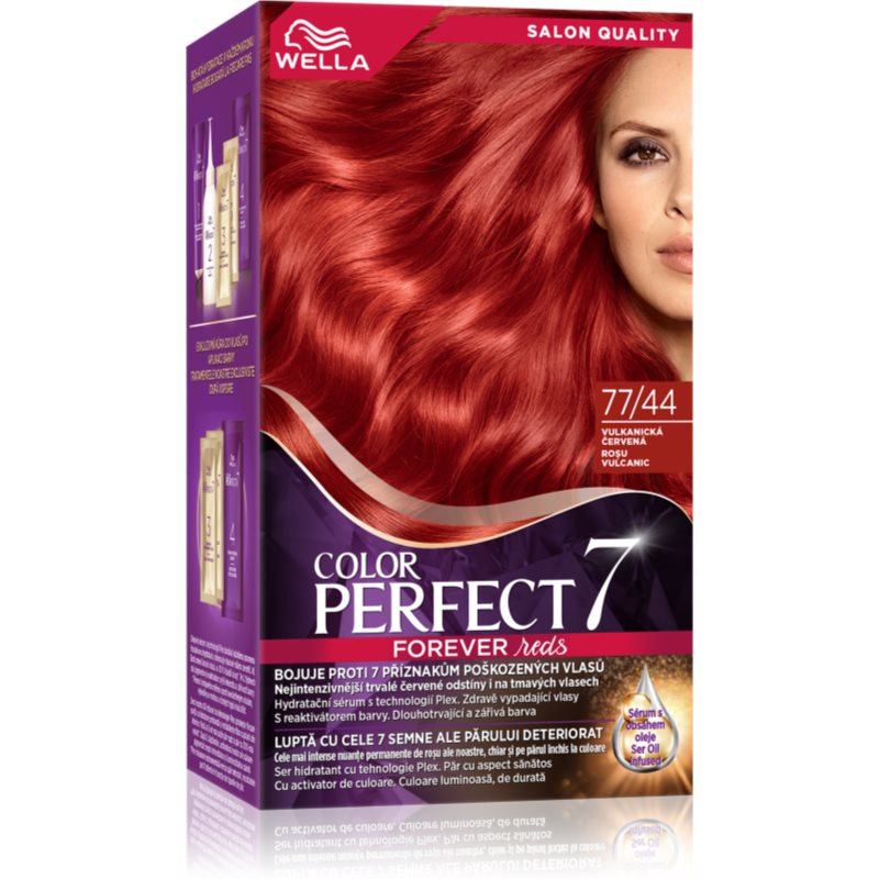 Wella Color Perfect фарба для волосся відтінок 77/44 Volcano Red 1 кс