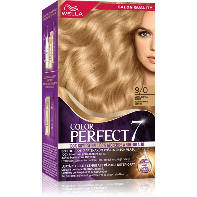 Wella Color Perfect Haarfarbe Farbton 9/0 Extra Light Blonde 1 St.