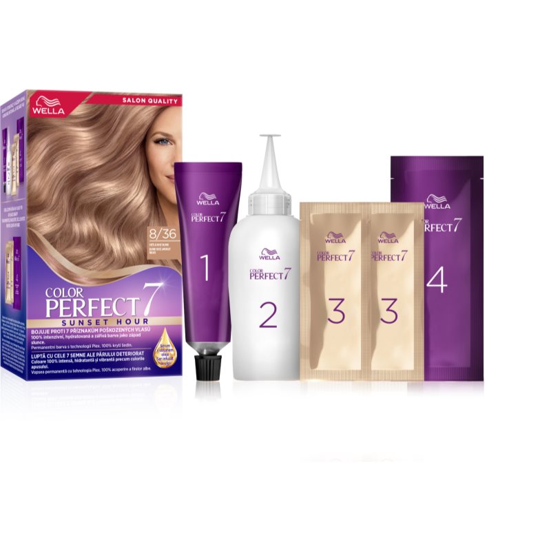 Thumbnail - Wella Color Perfect Sunset Hour Haarfarbe 8/36 Blond Rosé 1 St.