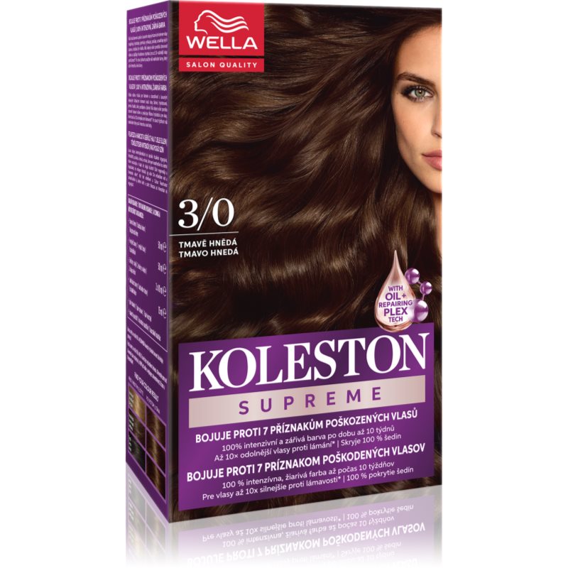 Wella Koleston Supreme hair colour shade 2/8 Blue Black 100 ml