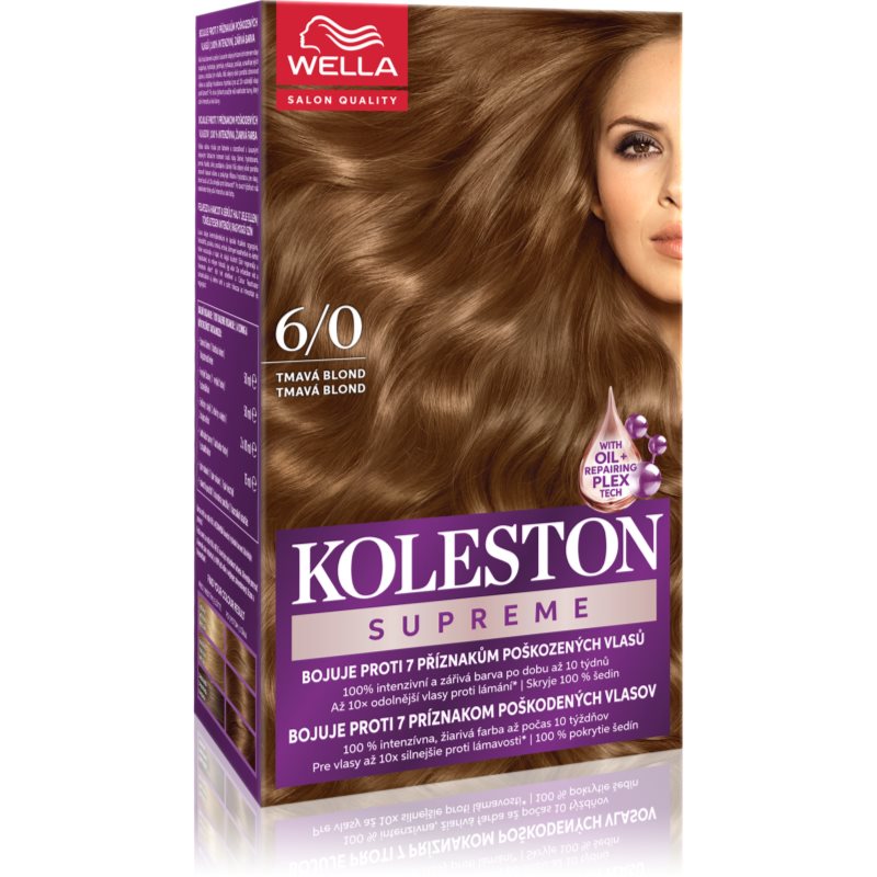 Wella Koleston Supreme tinta per capelli colore 6/0 Dark Blonde 100 ml