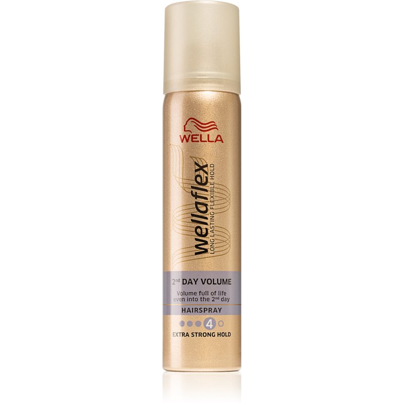 Wella Wellaflex 2nd Day Volume Strong-hold Hairspray For Volume 75 Ml