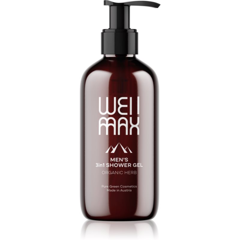 WellMax Men's Shower Gel 3in1 гель для душа для чоловіків 3в1 250 мл