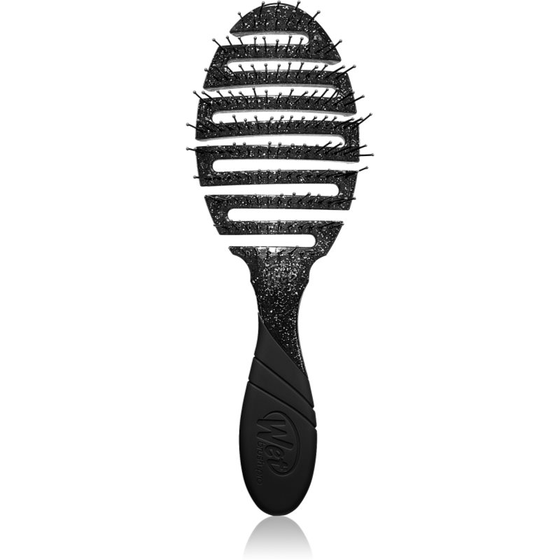 Wet Brush Pro flex dry Mineral sparkle krtača za lažje česanje las Charcoal 1 kos