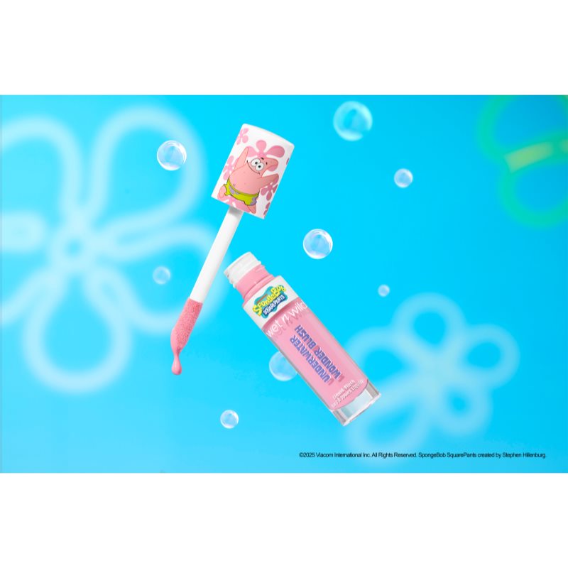 Wet n Wild SpongeBob SquarePants Underwater Wonder Blush tekutá tvářenka odstín Rock Star 6.5 ml (obrázek 3)