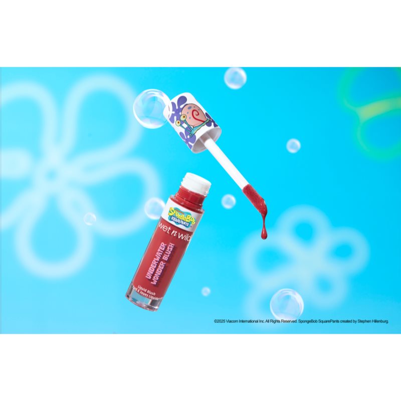 Wet n Wild SpongeBob SquarePants Underwater Wonder Blush tekutá tvářenka odstín Snailed It 6.5 ml (obrázek 3)