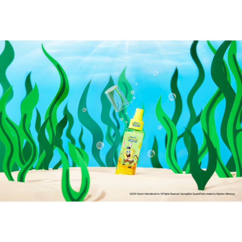 Wet n Wild SpongeBob SquarePants Kelp Shake Setting Mist fixační sprej na make-up 100 ml (obrázek 3)