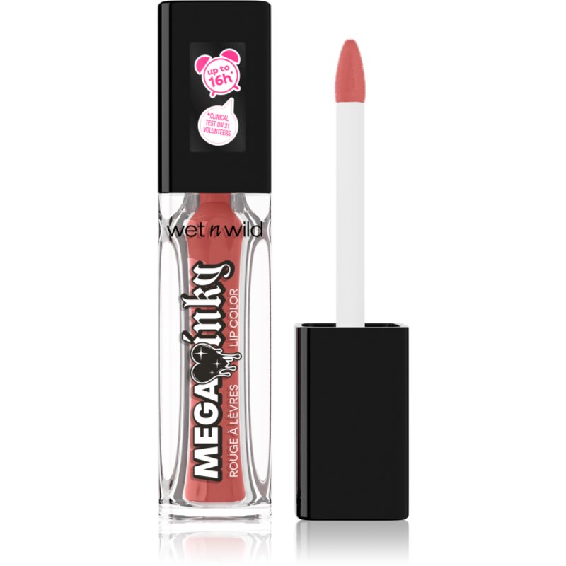 Wet n Wild MegaInky Lip Color flüssiger Lippenstift mit mattierendem Finish Farbton Bare Intentions 6.5 ml
