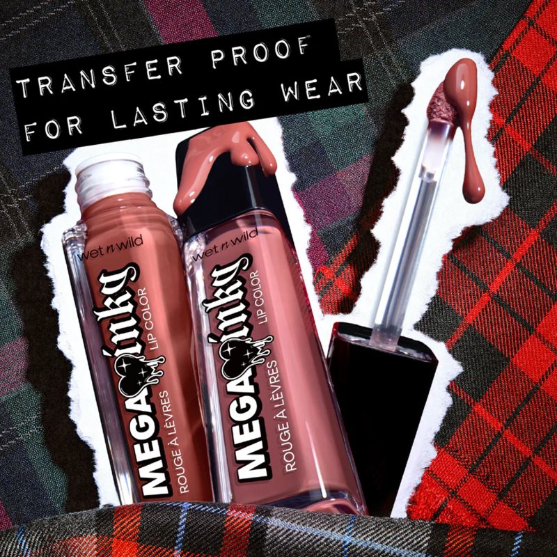Wet n Wild MegaInky Lip Color flüssiger Lippenstift mit mattierendem Finish Farbton Bare Intentions 6.5 ml (Bild 3)