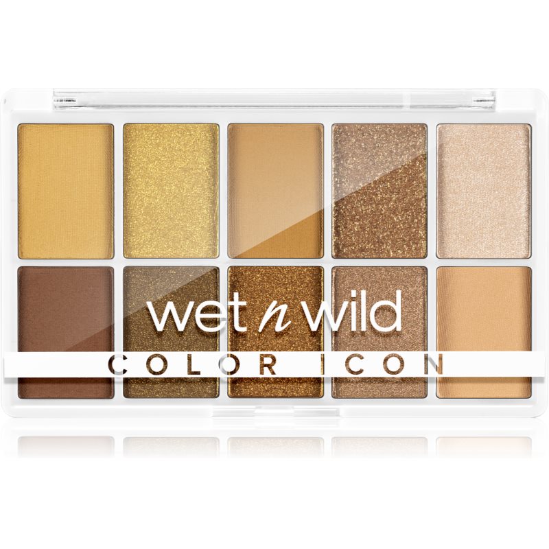 Wet N Wild Color Icon 10-Pan Eyeshadow Palette Shade Call Me Sunshine 12 G