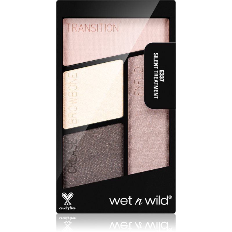 

Wet n Wild Color Icon Eyeshadow Quad палетка тіней для очей відтінок Silent Treatment