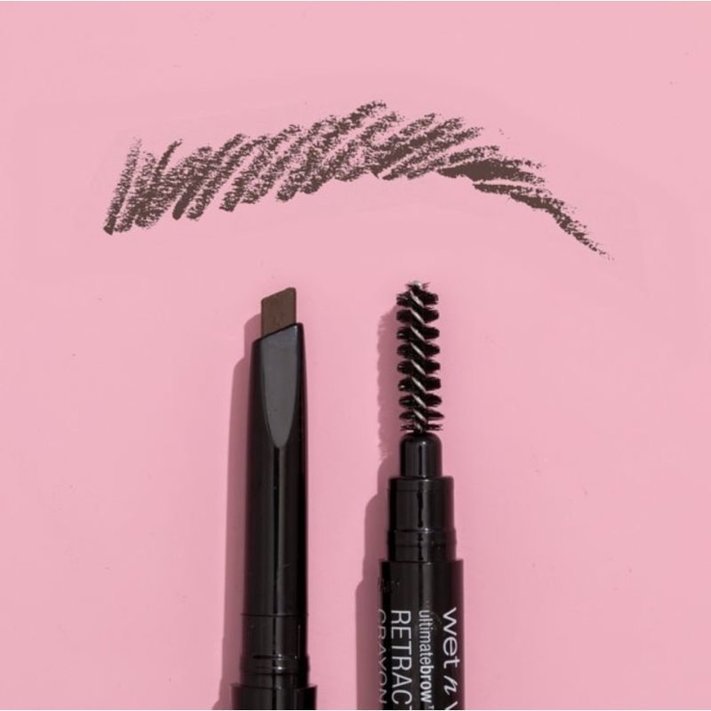 Wet n Wild Ultimate Brow dual-ended eyebrow pencil with brush shade Ash Brown 0.2 g