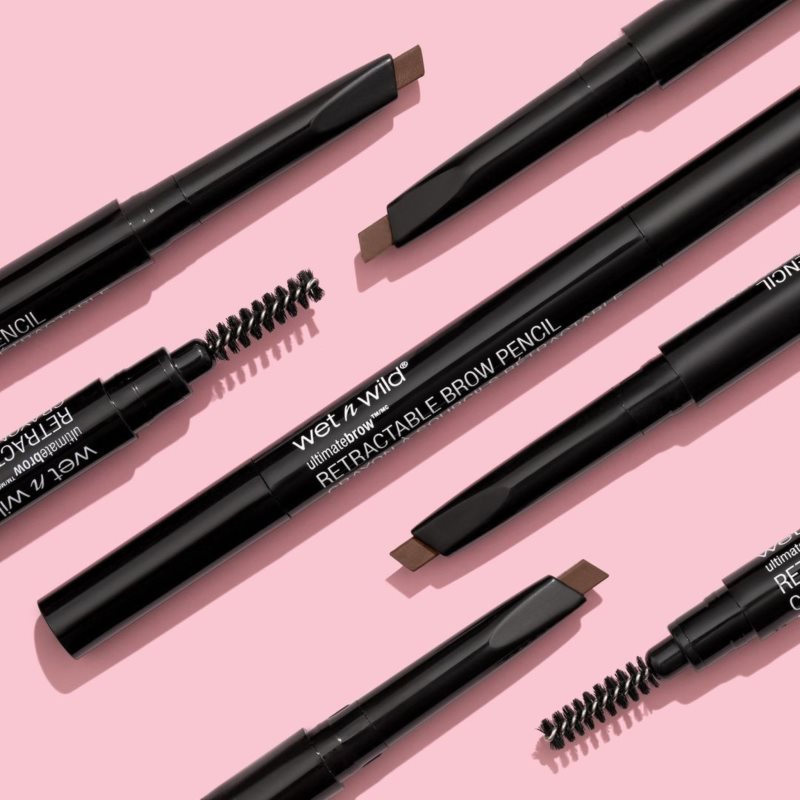 Wet n Wild Ultimate Brow dual-ended eyebrow pencil with brush shade Medium Brown 0.2 g