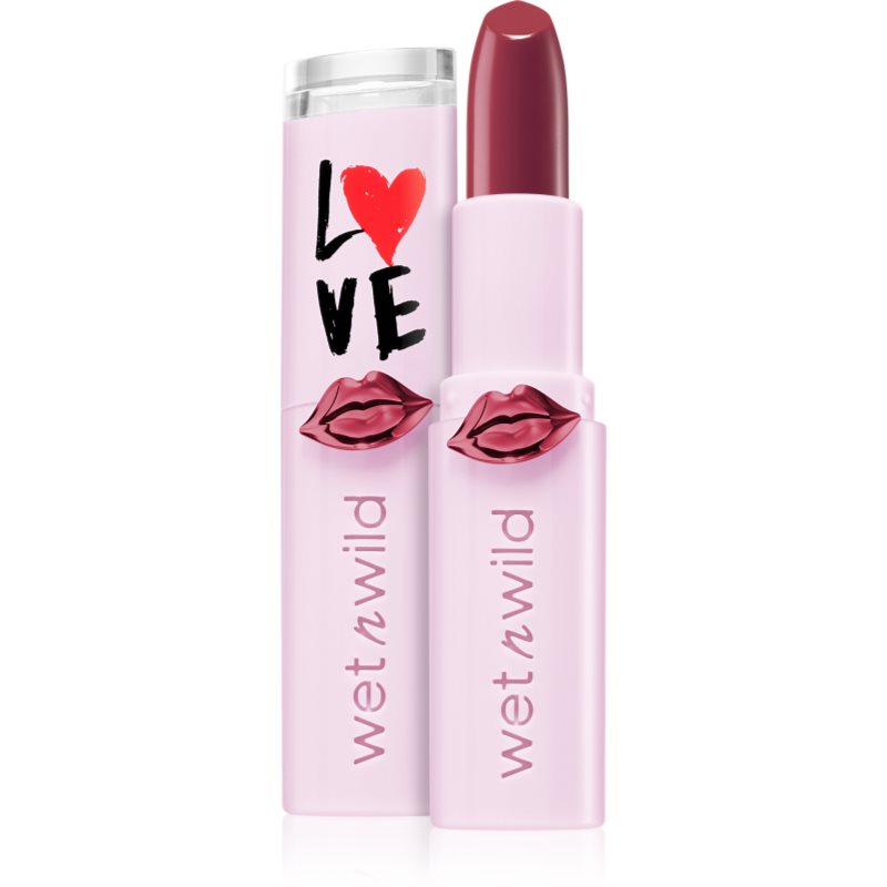 

Wet n Wild Love Edition Mega Last зволожувальна глянсова помада відтінок Raining Rubies