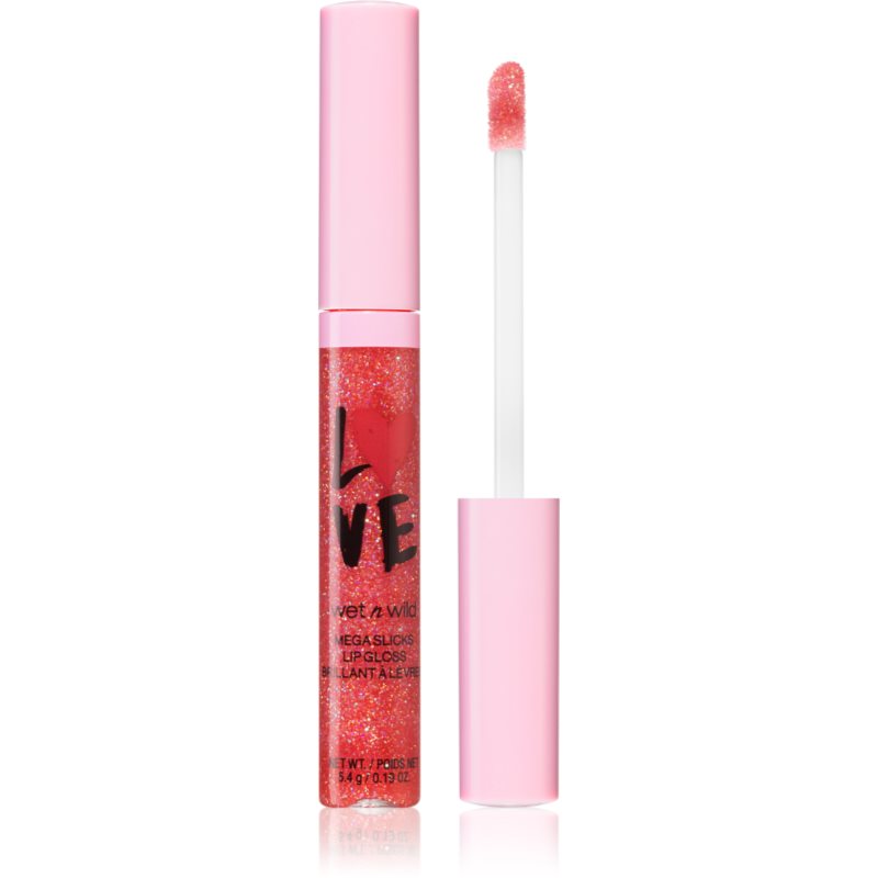 

Wet n Wild Love Edition Mega Slick стійкий блиск для губ з блискітками відтінок 02 Sun Glaze