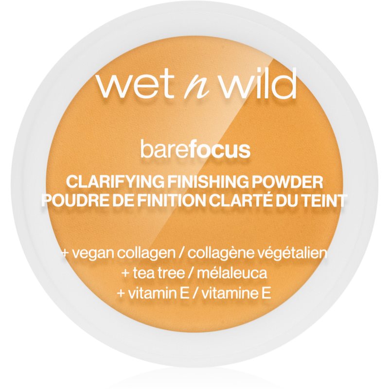 Wet n Wild Bare Focus Clarifying Finishing Powder matinė pudra atspalvis Medium/Tan 7,8 g