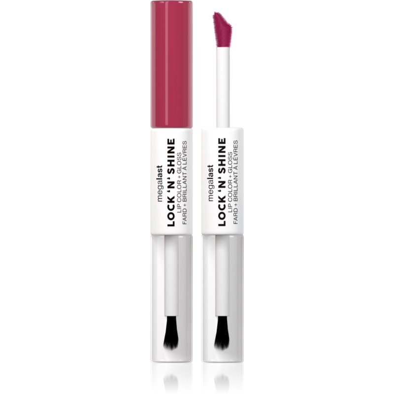 Wet N Wild MegaLast Lock N' Shine Long-lasting Lipstick And Lip Gloss Shade LA Pink 8 Ml