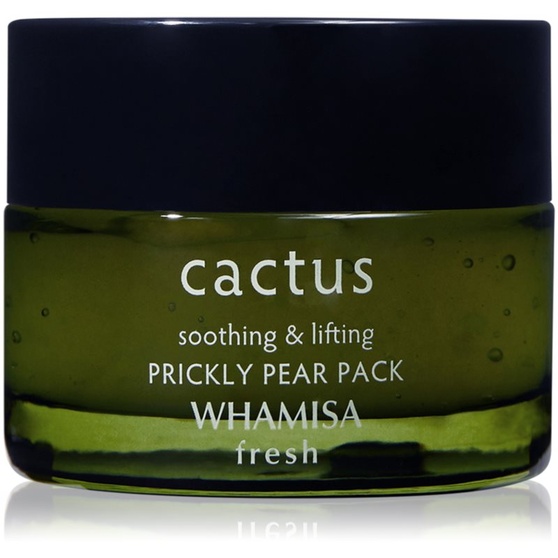 WHAMISA Cactus Prickly Pear Pack зволожуюча гелева маска для інтенсивного відновлення та зміцнення шкіри 30 гр