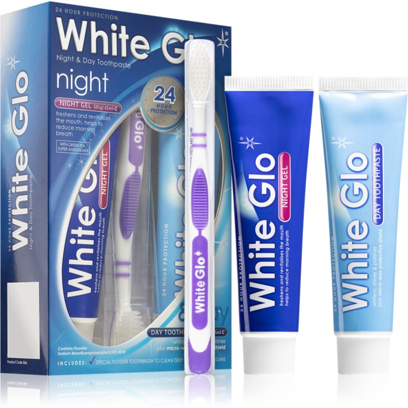 White Glo Night & Day dantų priežiūros priemonių rinkinys