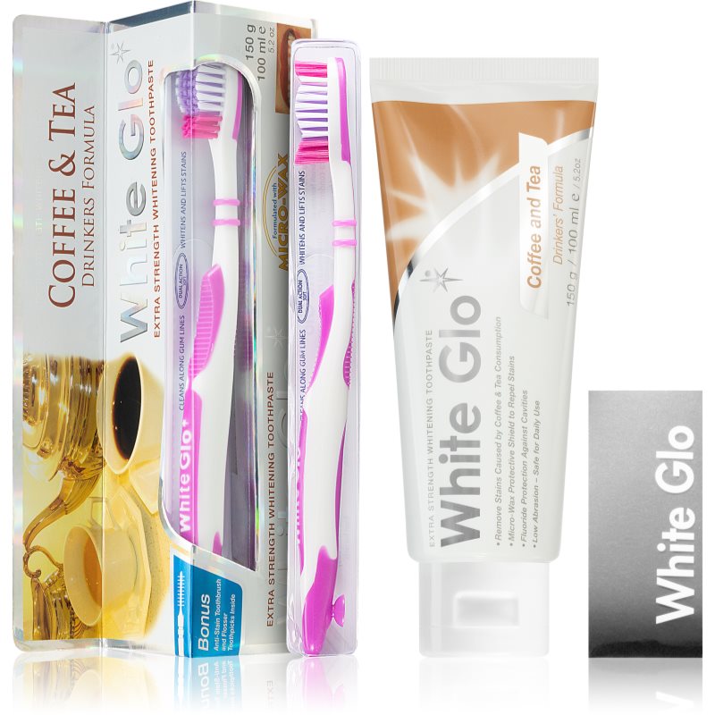 

White Glo Coffee & Tea Drinkers Formula стоматологічний набір I.