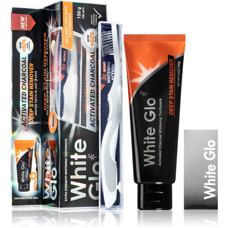 

White Glo Charcoal стоматологічний набір